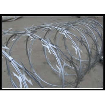 Hot Selling Galvanized Razor Wire S0139 (Concertina coils)